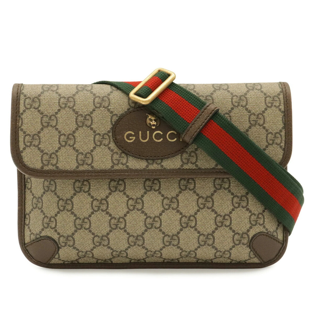 GUCCI Brown Leather Fanny Pack
